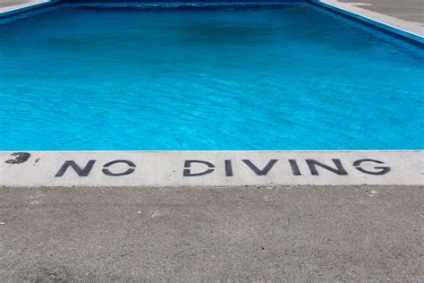 Free photo: No Diving - Zone, Safe, White - Free Download - Jooinn