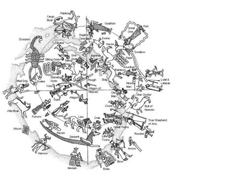 Nascence of the Babylonian Zodiac | Ancient maps, Star map, Map