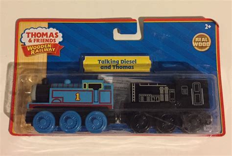 THOMAS & FRIENDS Wooden Railway - TALKING DIESEL AND THOMAS (NEW ...