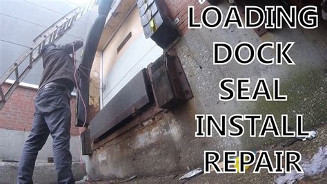 Loading Dock Seal Installation Repair - YouTube