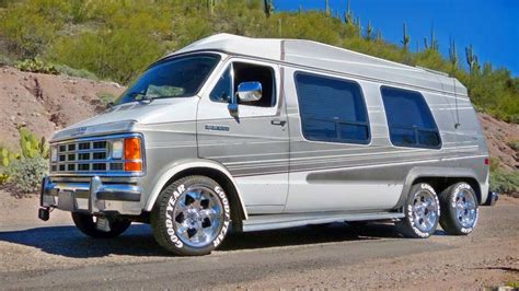 1991 Dodge Ram 250 Van conversion with six wheels - YouTube