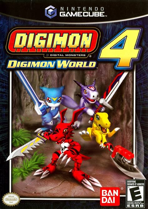 Digimon World 4 Gamecube Game