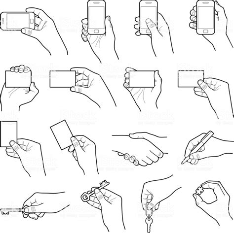 Drawings Of Hands Holding Objects