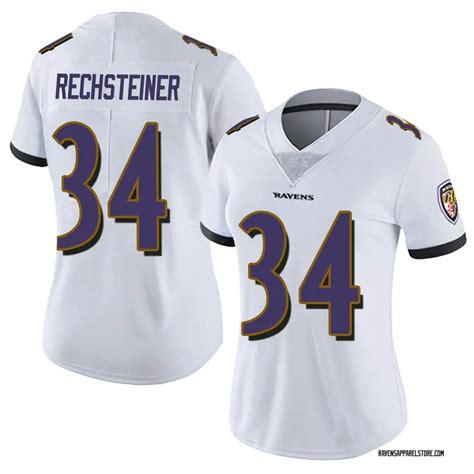 Nike Bronson Rechsteiner Baltimore Ravens Limited White Vapor ...