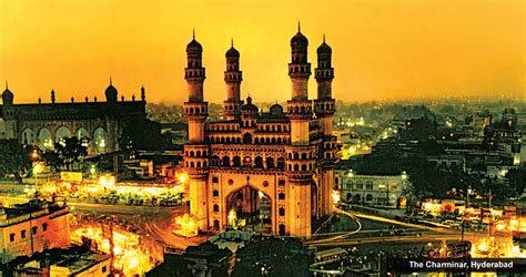 BEAUTY OF INDIA: Night view of CHARMINAR