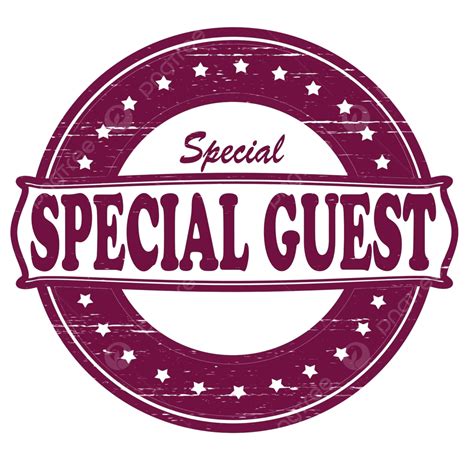 Special Guest Stars Rubber Especial Vector, Stars, Rubber, Especial PNG ...