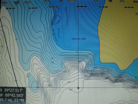 Best fishing map of Lake Shelbyville