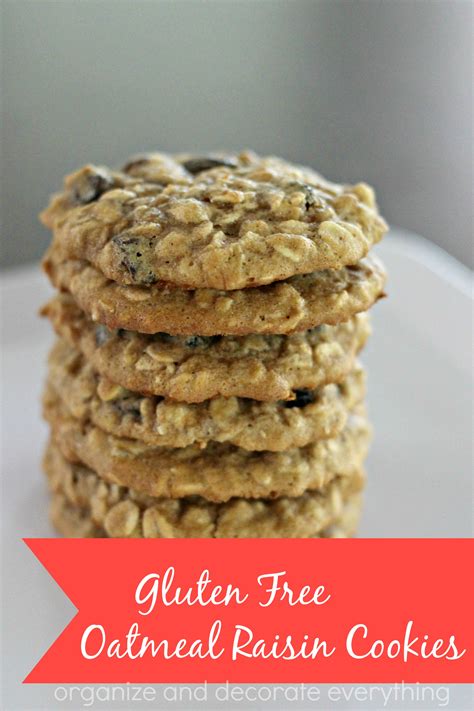 Gluten Free Oatmeal Raisin Cookies - Organize and Decorate Everything