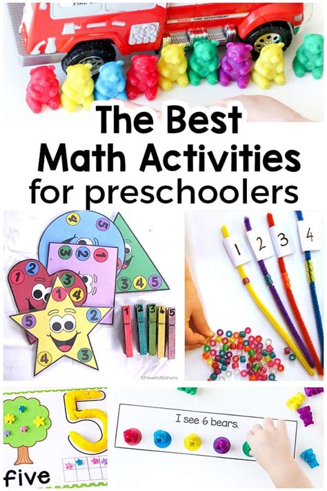 Preschool Math Activities that are Super Fun!