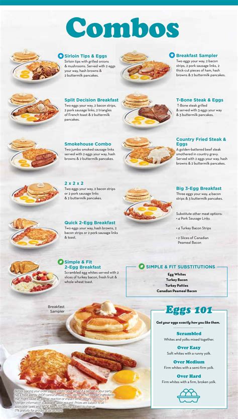 Ihop Printable Menu