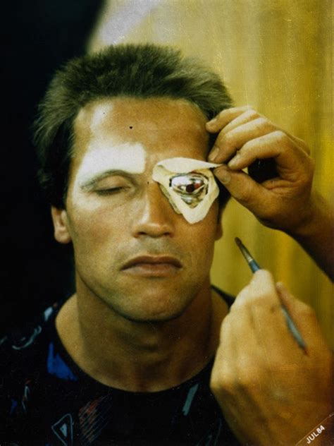 «The Terminator» (1984) behind the scenes Arnold Schwarzenegger - T-800 ...