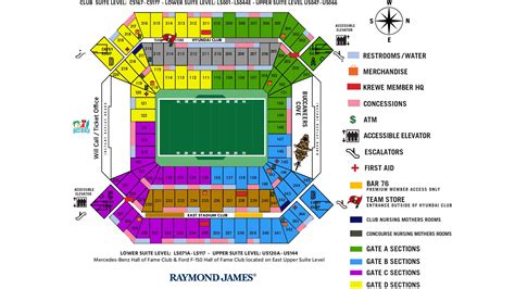 Raymond James Stadium Parking Map