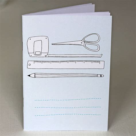 stationery notebook by angela chick | notonthehighstreet.com