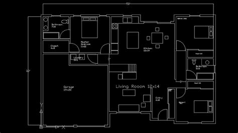 Basic Floor Plan Autocad - floorplans.click