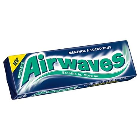 Airwaves Menthol & Eucalyptus Sugarfree Gum 10 Pellets - (Pack Of 10 ...