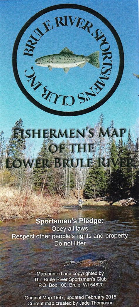 Lower River Map – Brule River Sportsmen's Club