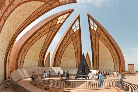 Tourists At The Pakistan Monument, Islamabad Editorial Stock Photo ...