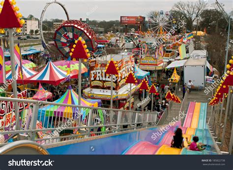 Atlanta, Ga - March 15: High-Angle View From Top Of Fun Slide Shows ...