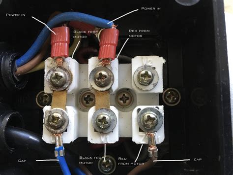 Electric Motor Wiring Connection