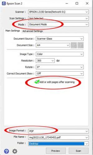 How to Scan Multiple Pages and Combine to 1 PDF File using Epson Scan 2 App