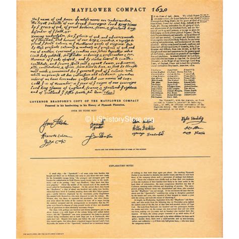 Mayflower Compact 1620 – store.ushistory.org