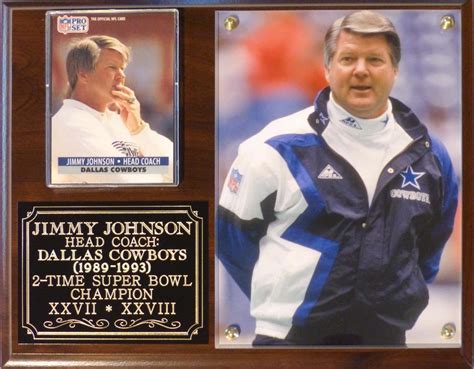 Jimmy Johnson Dallas Cowboys Legend NFL Super Bowl Champion Coach Photo ...