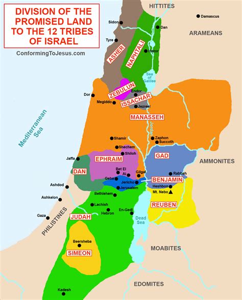 Israelites Map