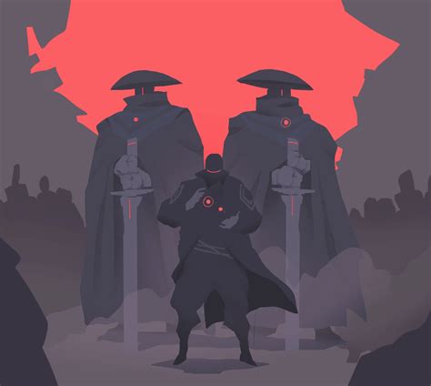 Ninja. (artist: Kenny Kong) : r/wallpapers