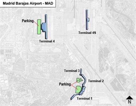 Madrid Barajas Airport Terminal Map