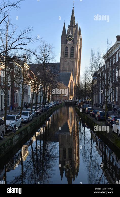 The Old Church, Delft, Netherlands Stock Photo - Alamy