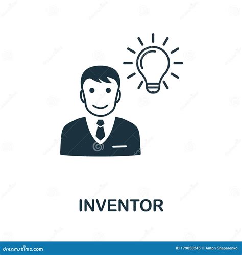 Inventor Icon Vector From Industrial Revolution Collection. Thin Line ...