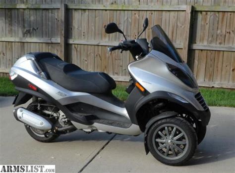 ARMSLIST - For Sale: 2009 Piaggio MP3 250 - 3 Wheel Scooter-NC