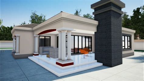 Beautiful House design | 3 Bedroom design - Hip Roof | 23.7mx14.5m ...