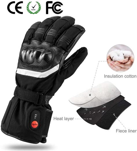 Best Hand Warmer Touch Screen Gloves | Electric Heated Waterproof Work ...