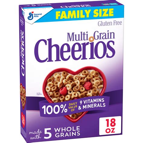 Multi Grain Cheerios, Multigrain Cereal, 18 oz - Walmart.com - Walmart.com