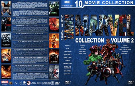 Marvel Collection - Volume 2 (2003-2007) R1 Custom DVD Cover - DVDcover.Com