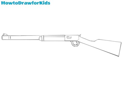 Simple Rifle Drawing