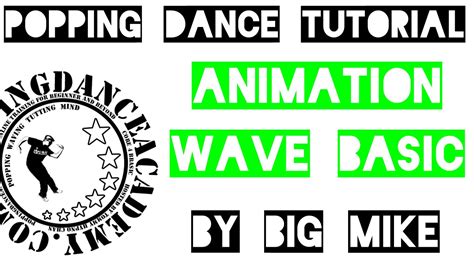 popping dance tutorial animation Wave basic - YouTube