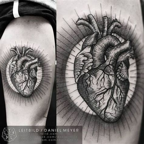 Tattoo uploaded by minerva • Anatomical heart tattoo by Daniel Meyer # ...