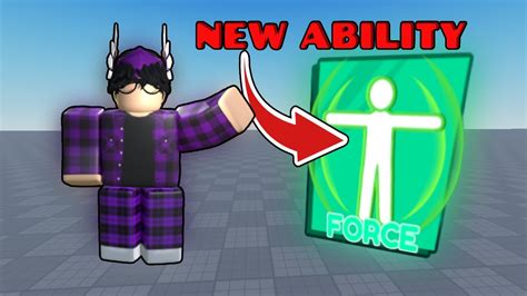 NEW FORCE ABILITY Is BROKEN Blade Ball NEW UPDATE - YouTube