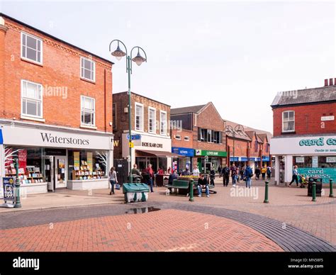 Town centre in Crewe Cheshire UK Stock Photo - Alamy