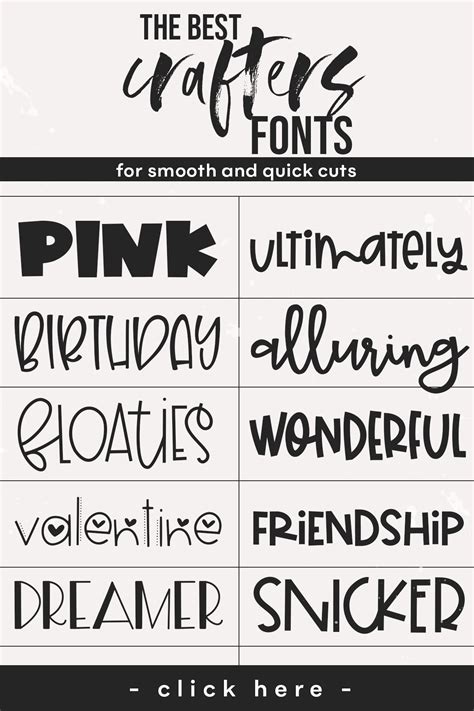 These fonts are perfect for crafters who use cricut or silhouette! They ...