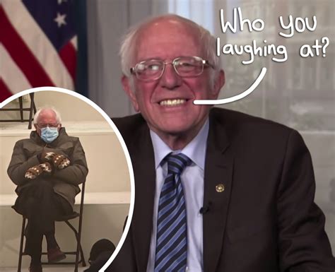 Bernie Sanders Finally Reacts To Those Viral Inauguration Memes ...