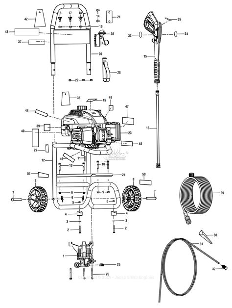 Ryobi Pressure Washer Parts Diagram