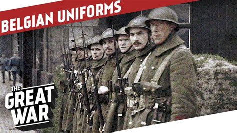 Footage Belgian Uniforms Of World War 1 I THE GREAT WAR Special - b ...