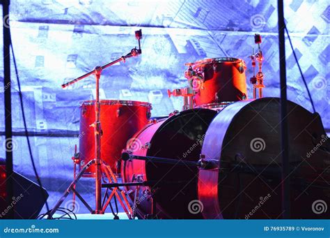 Drums stock image. Image of wood, bass, symphony, club - 76935789