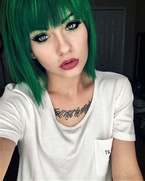 25 Green hair color ideas you have to see - Page 10 of 25 - Ninja Cosmico