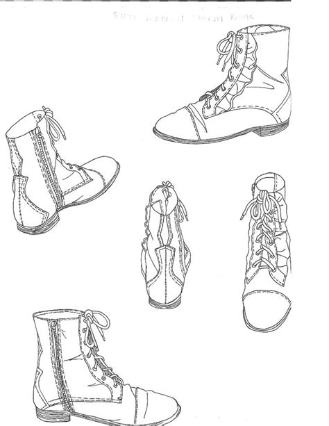 Combat boot sketches by Louie-XV on DeviantArt