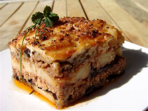 Traditional Moussaka Recipe - Cooking In Plain Greek