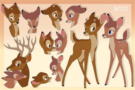 Bambi and Faline #bambi #corsa #cervo #drawingdigital #drawing #animal ...